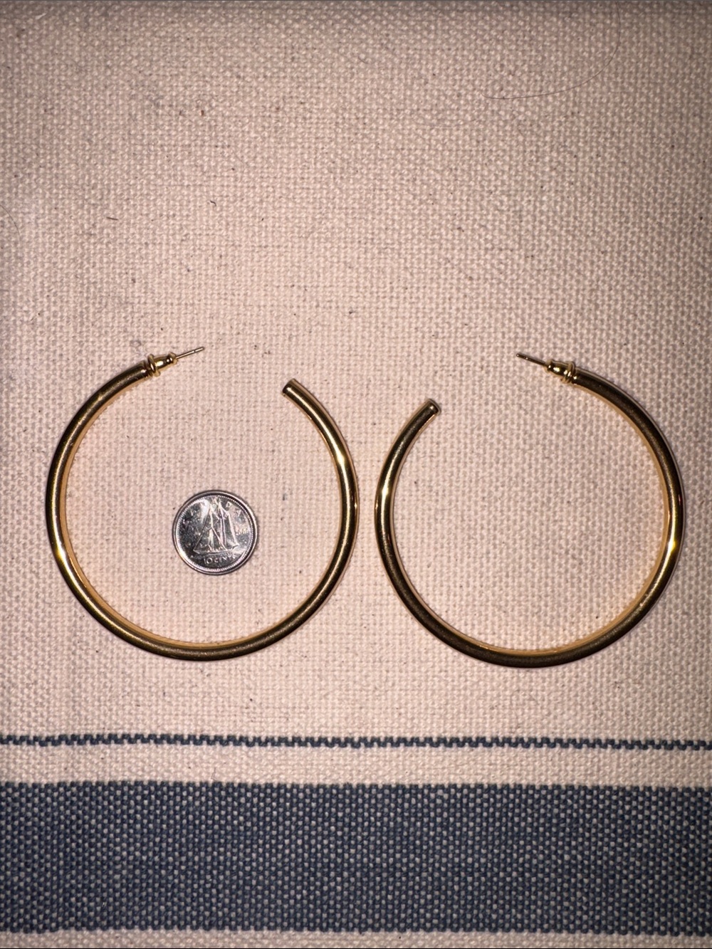 Gold-tone Hoop Earrings